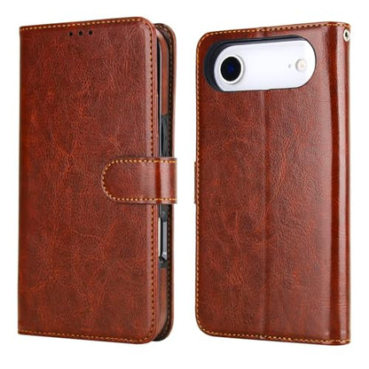 Bocasal Detachable Wallet Case Card Holder for iPhone 17 Air, Brown - color: Brown