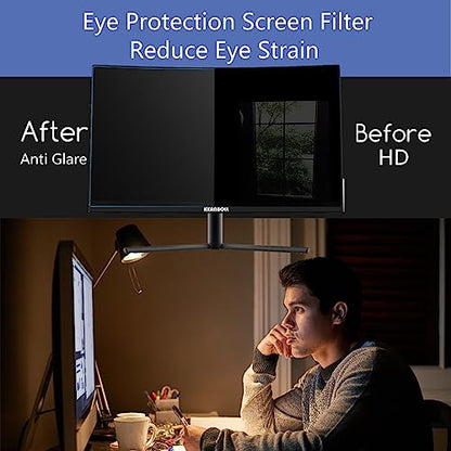 2 PCS 24" Anti Blue Light Screen Protector for Sceptre/LG/Dell/HP/Acer/ViewSonic/ASUS/Aoc/Samsung 24 Inch 16:9 Widescreen Desktop Monitor,Eye Protection & Anti Glare film - size: 24 inch-Anti Blue Light