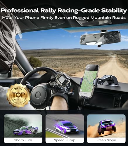 VICSEED Upgraded [Racing-Grade Steady] Phone Holders for Your Car, Purple - color: Purple