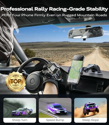 VICSEED Upgraded [Racing-Grade Steady] Phone Holders for Your Car, Purple - color: Purple