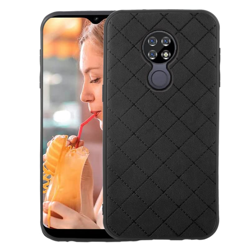 for Cricket Ovation 1 U705AC/AT&T Radiant Max 4G U705AA Case Black | Rugged Thin Slim, Cell Accessories, Anti-Slip, Fit Rubber TPU Mobile Phone Silicone Cover for ATT 6.5 Women Men - color: Black