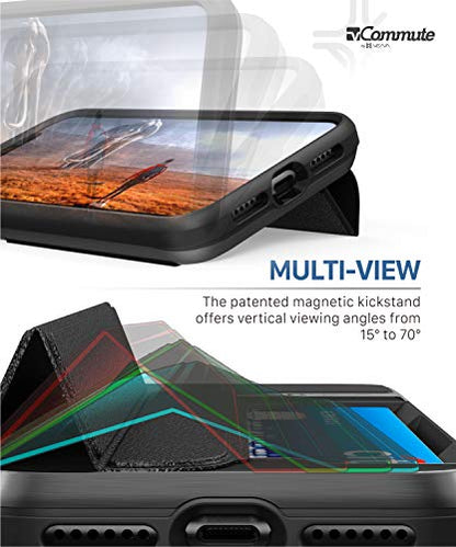 VENA vCommute for iPhone 11 Wallet Case, Black - color: Black, size: iPhone 11