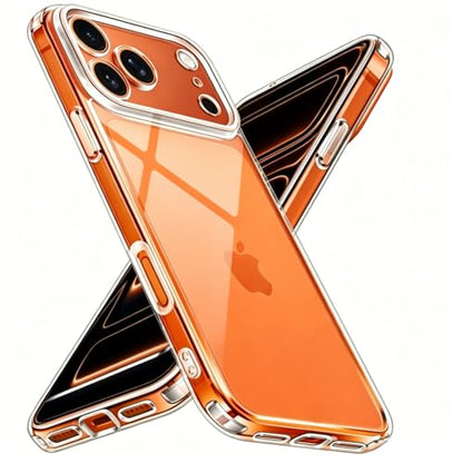 Case Clear for iPhone 15, [Upgraded Non-Yellowing] Military-Grade Protection Shockproof Bumper Transparent Ultra Slim Protective Case Cover, Anti-Scratch Back, Non-Slip