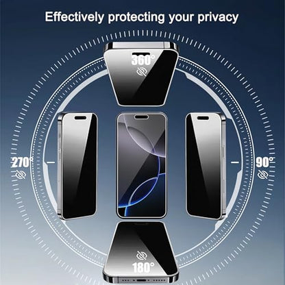 Ailun 3 Pack 4 Way 360 Degree Privacy Screen Protector for iPhone 16 Pro - size: 16 Pro(360 Privacy) 6.3 inches