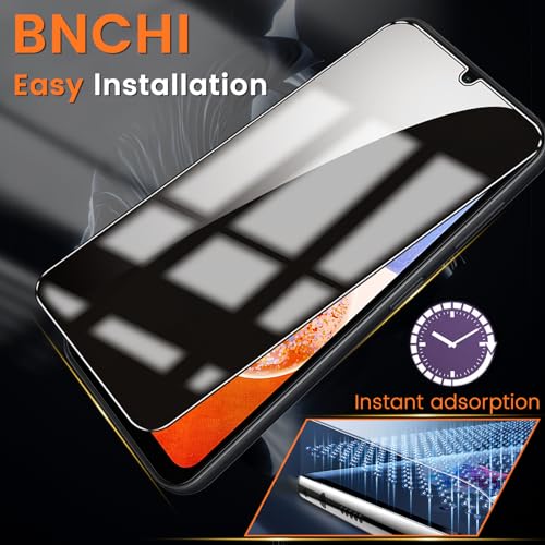 3+3 Pack for Samsung Galaxy A14 5G Privacy Screen Protector with Camera Lens Protector, Anti-Spy Tempered Glass Film, 9H Hardness, Anti-Scratch, Touch Sensitive - size: Galaxy A14