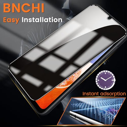 3+3 Pack for Samsung Galaxy A14 5G Privacy Screen Protector with Camera Lens Protector, Anti-Spy Tempered Glass Film, 9H Hardness, Anti-Scratch, Touch Sensitive - size: Galaxy A14
