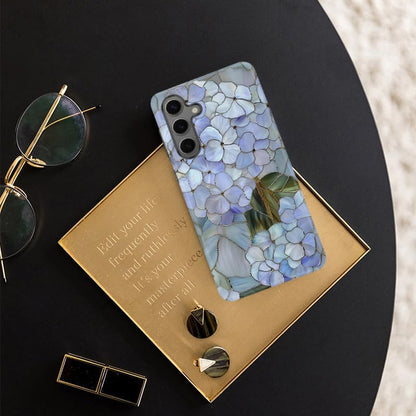 Compatible for Samsung Galaxy S26 Plus 5G Case,Double Layer Shockproof Protection Heavy Duty Phone Cover,Pastel Hydrangea - color: Pastel Hydrangea, size: S26 Plus