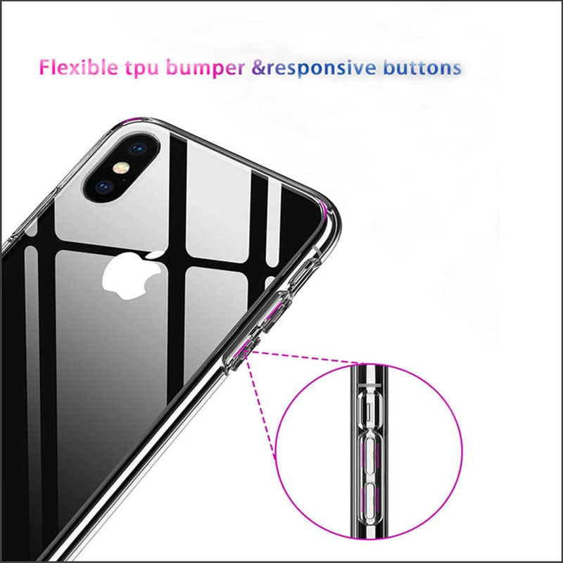 Phone Case for TCL 40 NxtPaper (6.78"), Clear TPU Soft Silicone Cover [Ultra-Thin X Anti Yellow] Shockproof Anti-Drop Protective Shell Cover for TCL 40 NxtPaper - Transparent