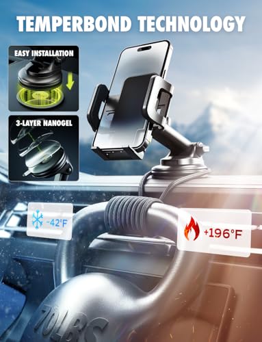 Bracketron TripGrip Car Phone Mount, Dashboard Vent & Window Phone Holder - style: Window, Dash & Vent Mount