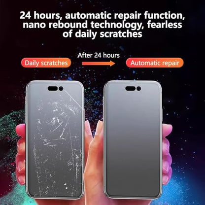 Anti-fingerprint Matte Hydrogel Film for iPhone 17 Pro Max 6.9" Flexible Screen Protector TPU Fingerprint Unlock Anti-Glare Anti-reflective Not Tempered glass