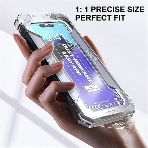 Smoothshield 2 Packs – Tempered Glass Screen Protector with Anti-Scratch Anti-Fingerprint Privacy & Auto Dust-Free Install, 9 H Surface Hardness, Bubble Free (Privacy 1 Pack,16) - color: Privacy 1 Pack, size: 16