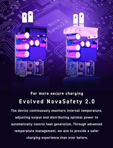 CIO NovaPort Duo II 45W2C Dual USB-C GaN Fast Charge Block (Black) - color: Black