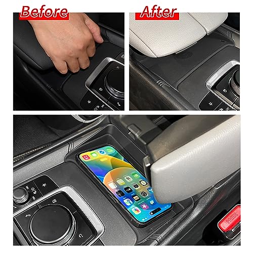 SMABEE Center Console Protective Mat for Mazda CX-50 2023+ - size: Center Console Wireless Charging Mat