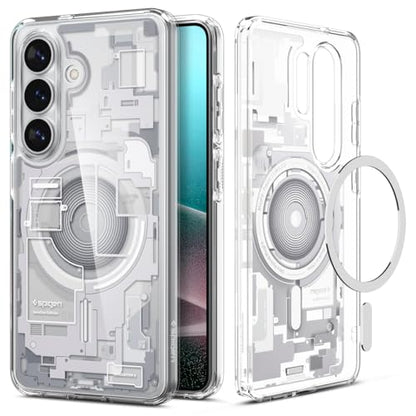 Spigen for Galaxy S26 Case, Ultra Hybrid MagFit [Anti-Yellowing] [Compatible with MagSafe] [Fast Wireless Charging] - Zero One White - color: Zero One White, size: Galaxy S26