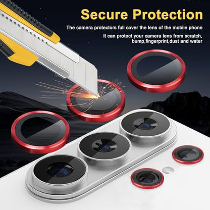 Camera Lens Protector for Samsung Galaxy S26 Ultra, Red - color: Red