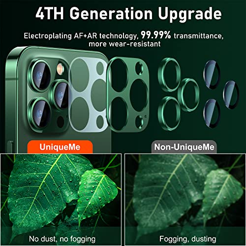 UniqueMe for iPhone 13 Pro/13 Pro Max Camera Lens Protector-Alpine Green - color: Alpine Green