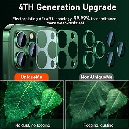UniqueMe for iPhone 13 Pro/13 Pro Max Camera Lens Protector-Alpine Green - color: Alpine Green