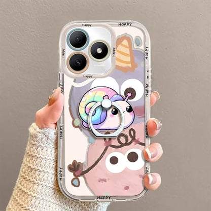 Phone Ring Stand Holder,Snail Cell Phone Grip Women Girls Cute Girly Kawaii Finger Ring Grip Stand for iPhone 17 16 15 14 13 Pro Max Plus Air - color: Snail Phone Ring Grip