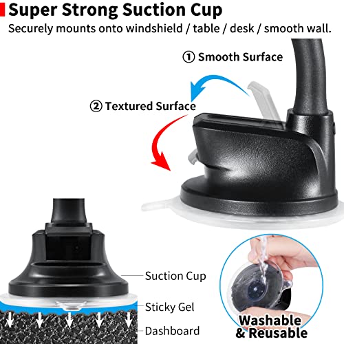 APPS2Car Tablet Car Mount Holder for iPad Truck Holder Long Arm Extension - style: 1st Generation