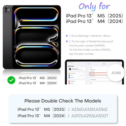 OMOTON PAPERSENSE 2 Pack Paper Screen Protector for iPad Pro 13 inch M5 M4 - size: iPad Pro 13'' 2025/2024