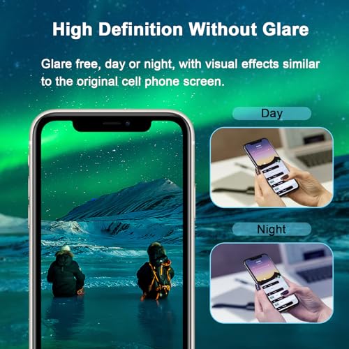 JESOHO Screen Protector for iPhone 11 & iPhone XR 6.1 inch, 2 Pack | Blue Light Blocking Tempered Glass Film, Eye Protection, Case Friendly, No Bubble,with Easy Installation Kit - size: iPhone 11/XR (6.1 inches)