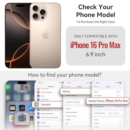 for iPhone 16 Pro Max - Phone Case Wallet Magnetic, CF Black - color: Carbon Fibre Black, size: iPhone 16 Pro Max