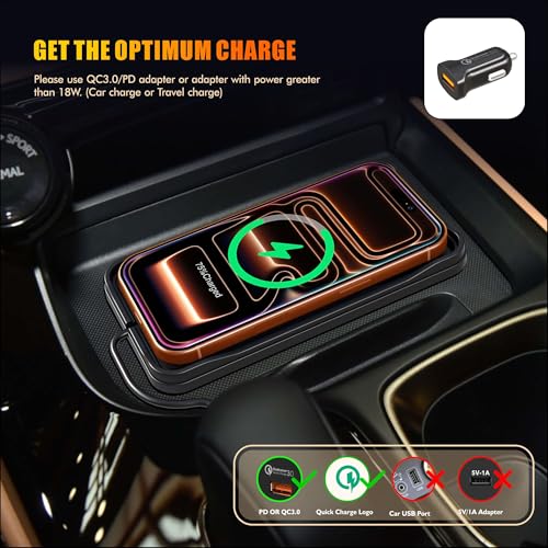 Wireless Car Charger,15w Fast Car Wireless Chargers Charging pad Non Slip Charger for Car Wireless Phone Charger for iPhone 17/16/15/14/13/12 Pro, SE3/SE2/XS/X/XR/8, 100cm Cable - color: Black-100cm Cable