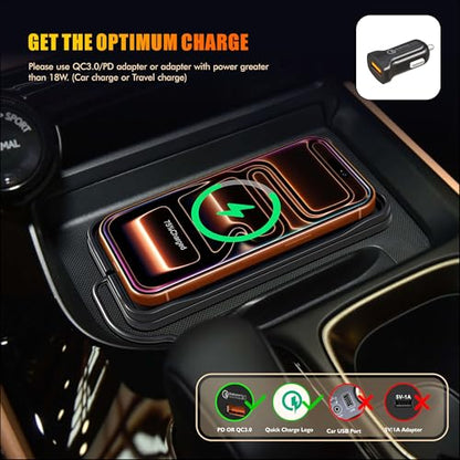 Wireless Car Charger,15w Fast Car Wireless Chargers Charging pad Non Slip Charger for Car Wireless Phone Charger for iPhone 17/16/15/14/13/12 Pro, SE3/SE2/XS/X/XR/8, 100cm Cable - color: Black-100cm Cable