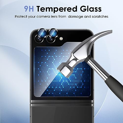 [2 Sets 6 Pack] for Samsung Galaxy Z Flip 5 Privacy Screen Protector