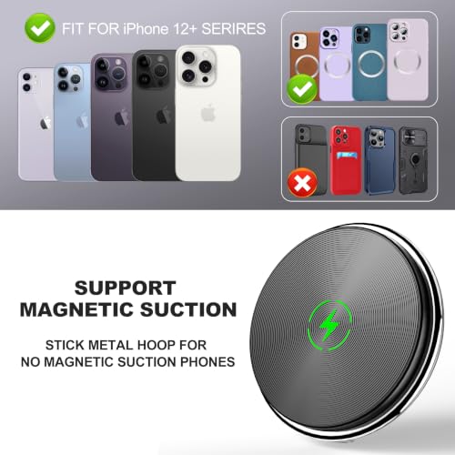 Surfcabin Wireless Charger Magnetic Car Vent Phone Mount for 2021-2026 F150 - size: Fits F150 2021-2026 with Charging-Magnetic