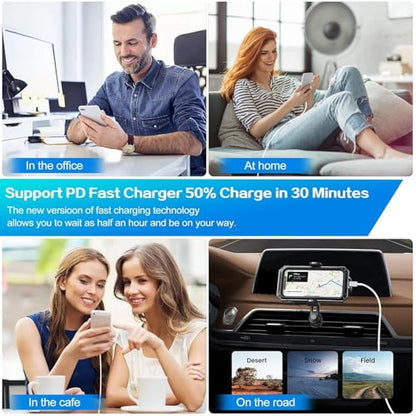iPhone Charger Fast Charging Block,2Pack Quick Apple iPhone Wall Charger,Super Fast Apple Phone Chargers Power Adapter,10FT Long USB C to Lightning Cable for iPhone14/14 Pro Max/13 Pro/12 MiNi/11/XR/X - size: 10F T