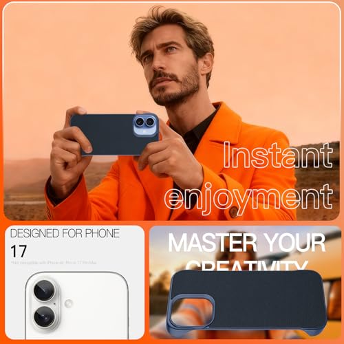 Phone Case Crafted for iPhone 17,Blue - color: Blue, size: iPhone 17