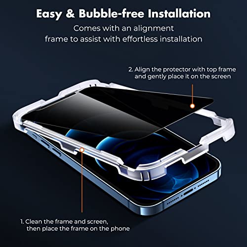 UNBREAKcable Privacy Screen Protector for iPhone 12 Pro Max, 2-Pack - size: iPhone 12 Pro Max