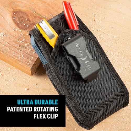 Nite Ize Clip Case Cargo Universal Rugged Holster - Belt Clip Phone Case for Easy Access - Heavy Duty & Protective - Multi-Purpose - Durable Design - Vertical, XL | Easy Access - Heavy Duty & Protective - Multi-Purpose - Durable Design - Vertical, XL - si