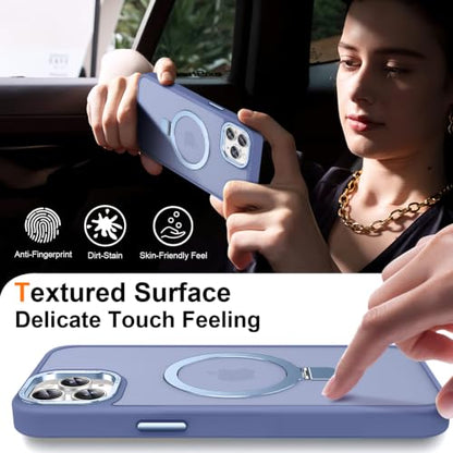 Magnetic for iPhone 11 Pro Max Case with Ring Stand, Sierra Blue - color: Sierra Blue, size: Iphone 11 Pro Max 6.5 inches