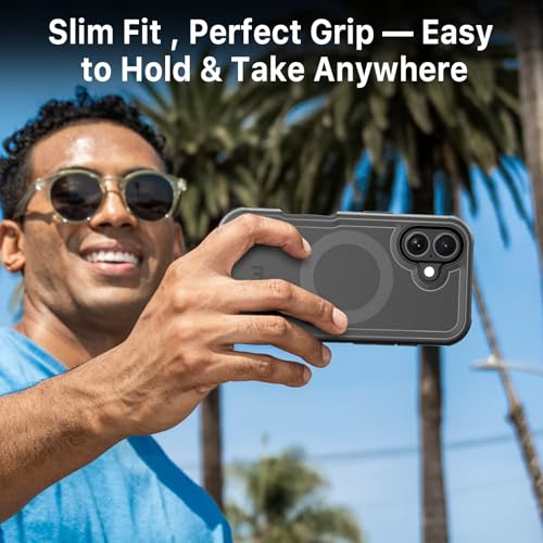 M MYBAT PRO for iPhone 17 Case,[Compatible with magsafe],Rugged Case Black - color: Black, size: iPhone 17（No Belt Clip）