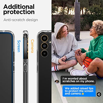 Spigen for Galaxy A34 5G Case, Ultra Hybrid [Anti-Yellowing] [Military-Grade Protection] - Crystal Clear - color: Crystal Clear, size: Galaxy A34 5G