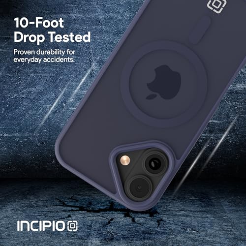 Incipio - Fog iPhone 17, Magsafe Compatible Phone Case, 10ft Drop Tested, Ultra Durable & Shock Absorbing, Scratch Resistant & Slim Profile (Navy) - color: Navy, size: iPhone 17