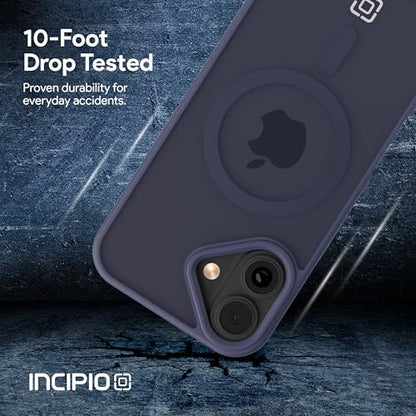 Incipio - Fog iPhone 17, Magsafe Compatible Phone Case, 10ft Drop Tested, Ultra Durable & Shock Absorbing, Scratch Resistant & Slim Profile (Navy) - color: Navy, size: iPhone 17