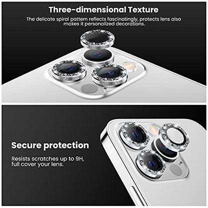 Tensea Bling Camera Lens Protector for iPhone 13 Pro - iPhone 13 Pro Max - color: Glitter