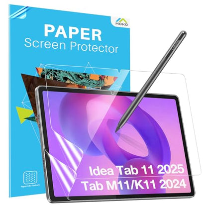 MoKo 2 Pack Paperfeel Screen Protector for Lenovo Idea Tab 11/M11/K11,Matte