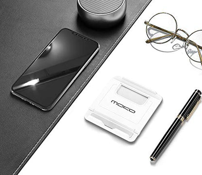 MoKo 2 Pack Cell Phone Stand for Desk, Tablet Stand for 4"-11" Devices - color: White + Black