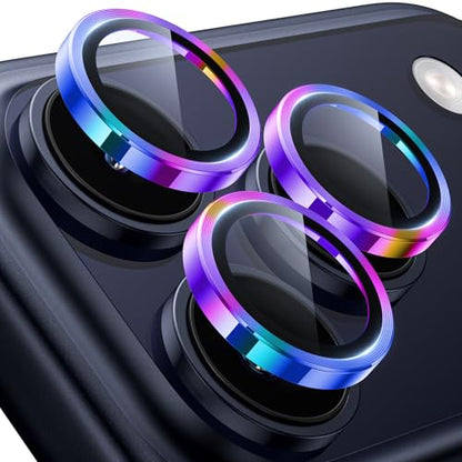 Hoerrye for iPhone 17 Pro Max/17 Pro Camera Lens Protector - Case Friendly - color: Colorful