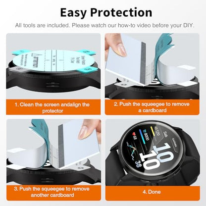 LK 6 Pack for Garmin Venu 4/ Venu 3 Screen Protector 45mm, TPU Film - size: 45mm