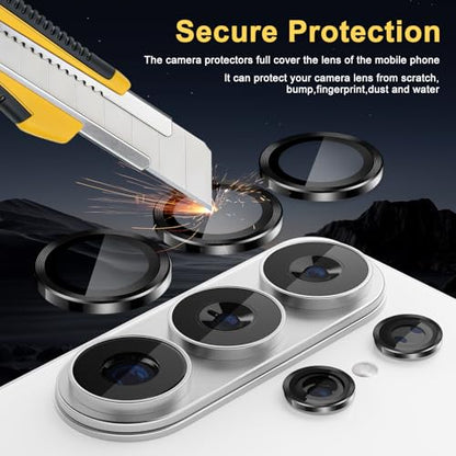 Camera Lens Protector for Samsung Galaxy S26 Ultra, Black - color: Black