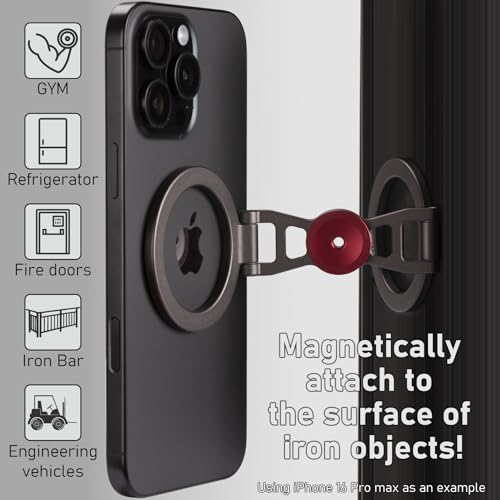 Magnetic Phone Stand & Fidget Spinner Combo for MagSafe iPhone 12‑17