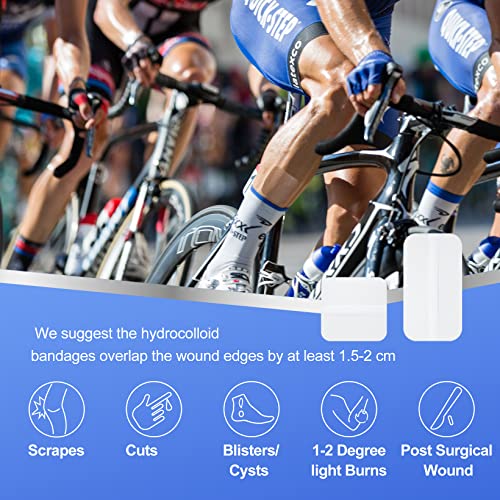 Niceful Hydrocolloid Bandages 2 x 4 in, 20 Count - size: 2" x 4" (20 Dressings)