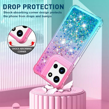 for Moto G 2025/2026 Case, Moto G Play 2026 Phone Case, Pink Blue - color: Pink Blue