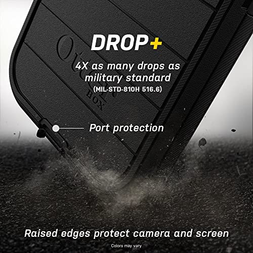 OtterBox Defender Case & Belt Clip/Stand for Samsung Galaxy S22 (NOT Plus/Ultra) Retail Packaging - Anti-Microbial - Fort Blue - color: Fort Blue