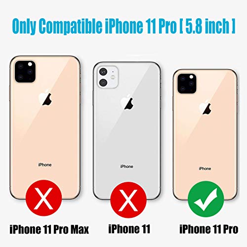 Battery Case for iPhone 11 Pro, Enhanced 7000mAh Ultra Thin Portable Protective Power Smart Charging Case Compatible with iPhone 11 Pro (5.8 inch) Rechargeable Extended Battery Charger Case (Black) - size: iPhone 11 Pro